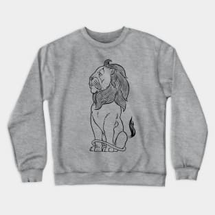 Vintage Lion from the Wizard of Oz Crewneck Sweatshirt